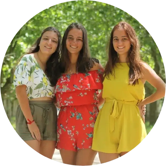 Lívia, Luísa e Laura Bergara