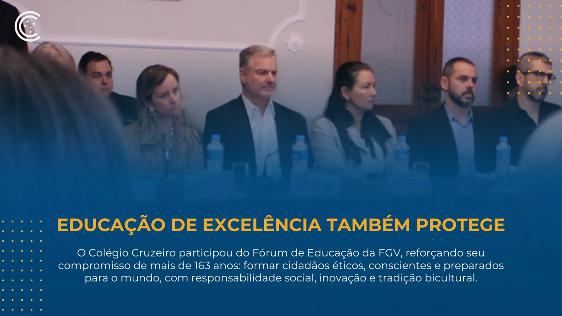 Colégio Cruzeiro participa do Fórum de Educação da FGV sobre proteção digital e desafios contemporâneos da educação